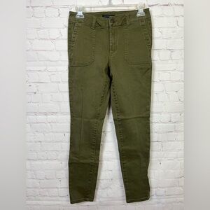 Signature Studio Olive Green Women's Jeans